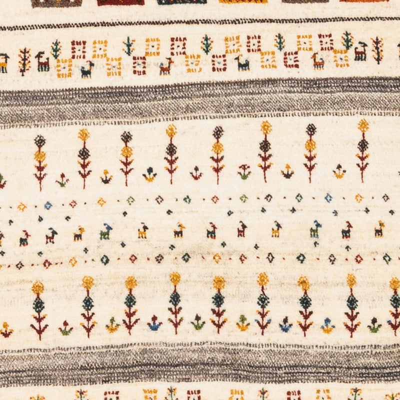 Gabbeh Tapijt - Loribaft Perzisch - Koninklijke - 122 x 78 cm - crème