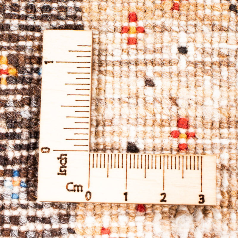 Gabbeh Tapijt - Loribaft Perzisch - Koninklijke - 126 x 85 cm - grijs