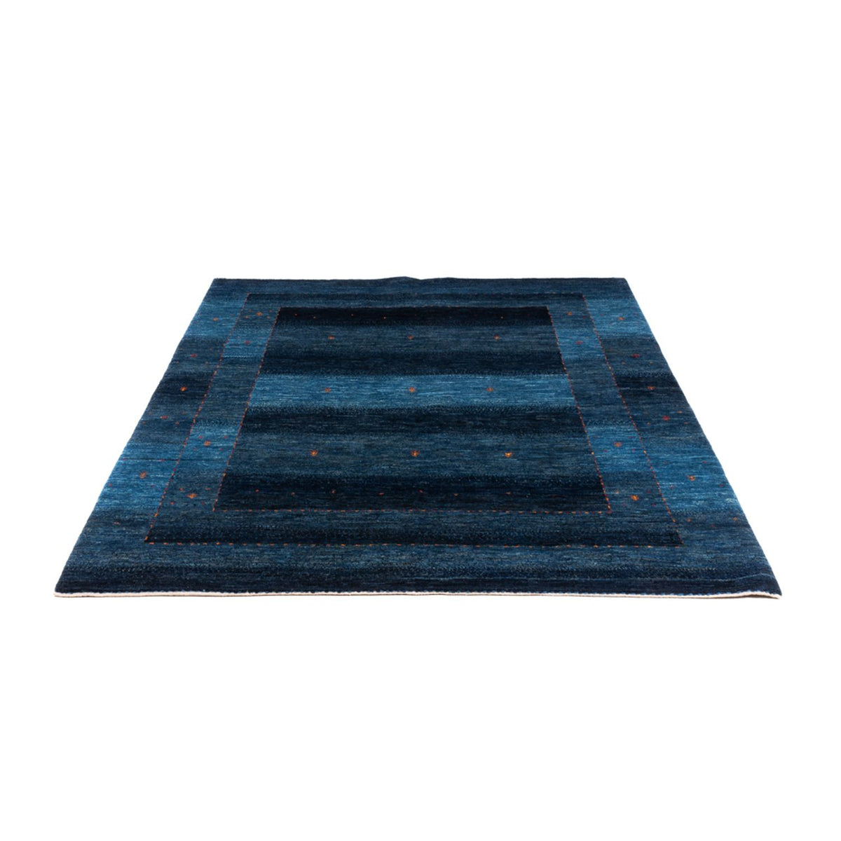 Gabbeh Tapijt - Loribaft Perzisch - 202 x 154 cm - blauw