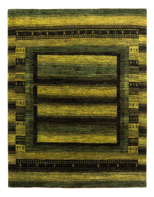 Gabbeh Tapijt - Loribaft Perzisch - Koninklijke - 199 x 154 cm - groen