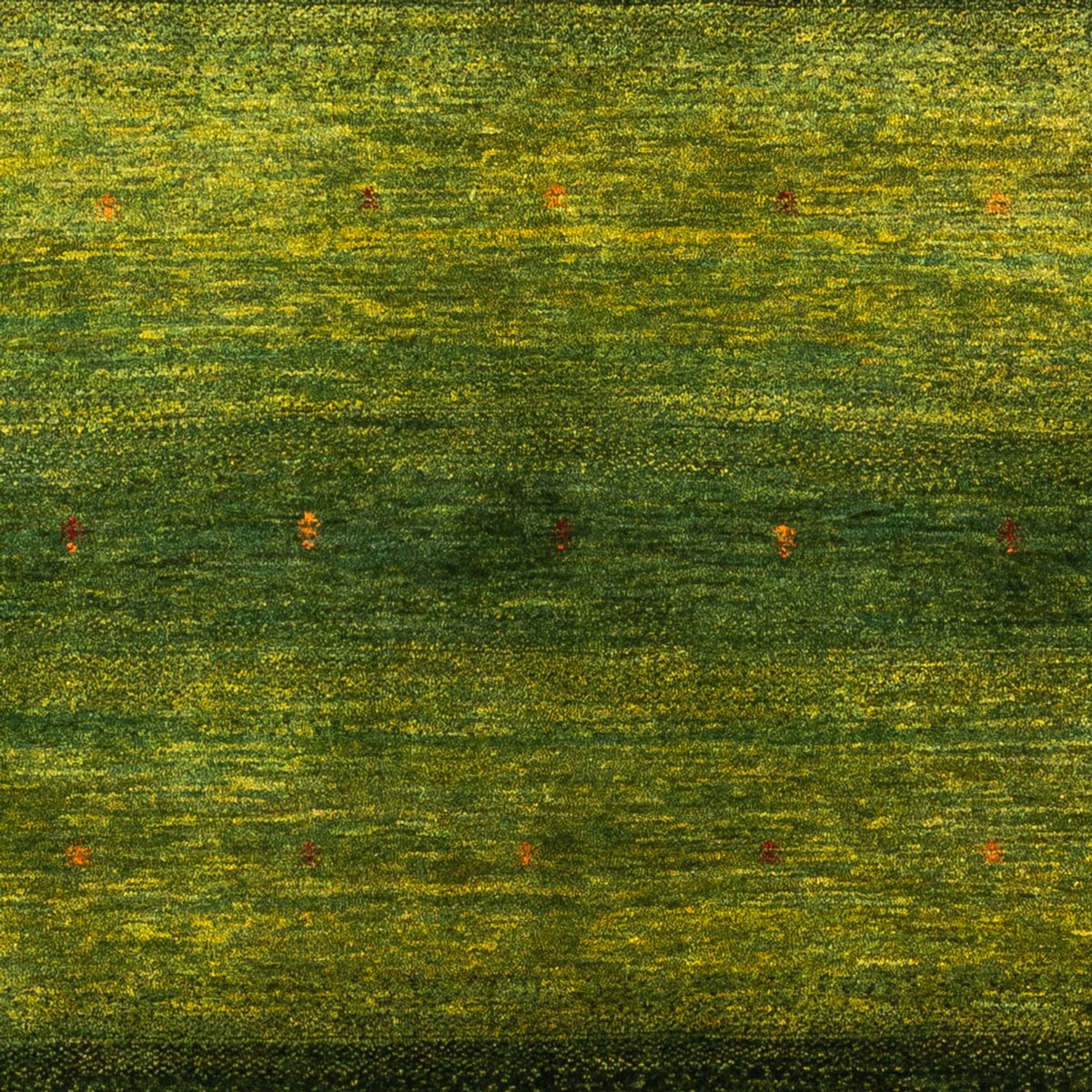 Gabbeh Tapijt - Loribaft Perzisch - 202 x 151 cm - groen