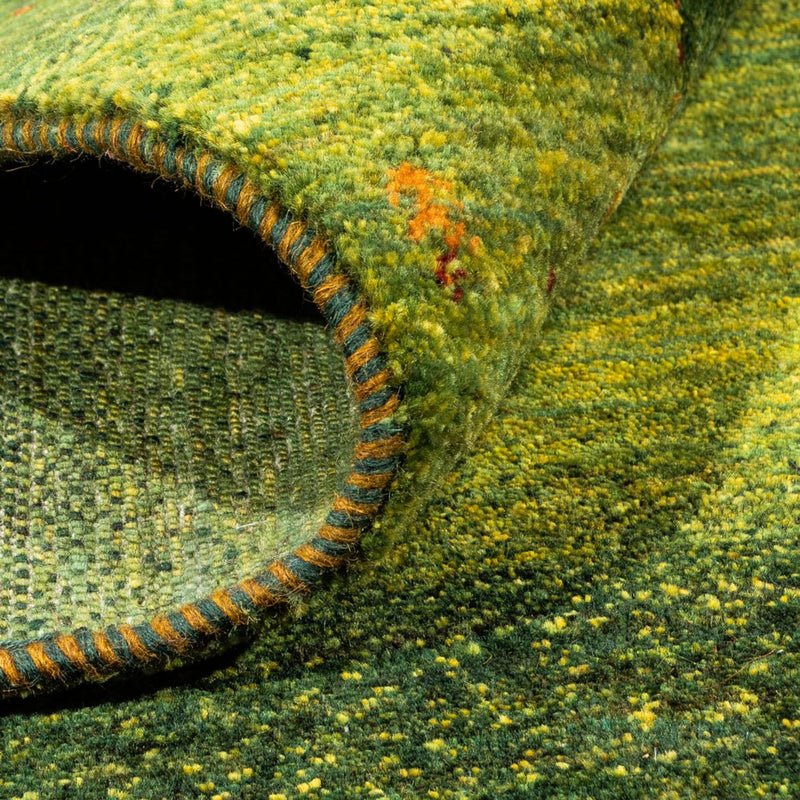 Gabbeh Tapijt - Loribaft Perzisch - 202 x 151 cm - groen