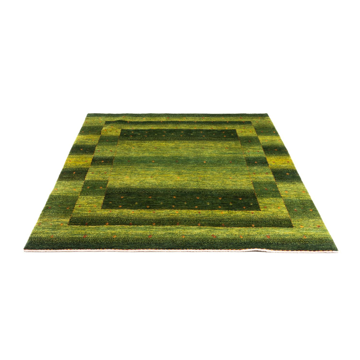 Gabbeh Tapijt - Loribaft Perzisch - 202 x 151 cm - groen