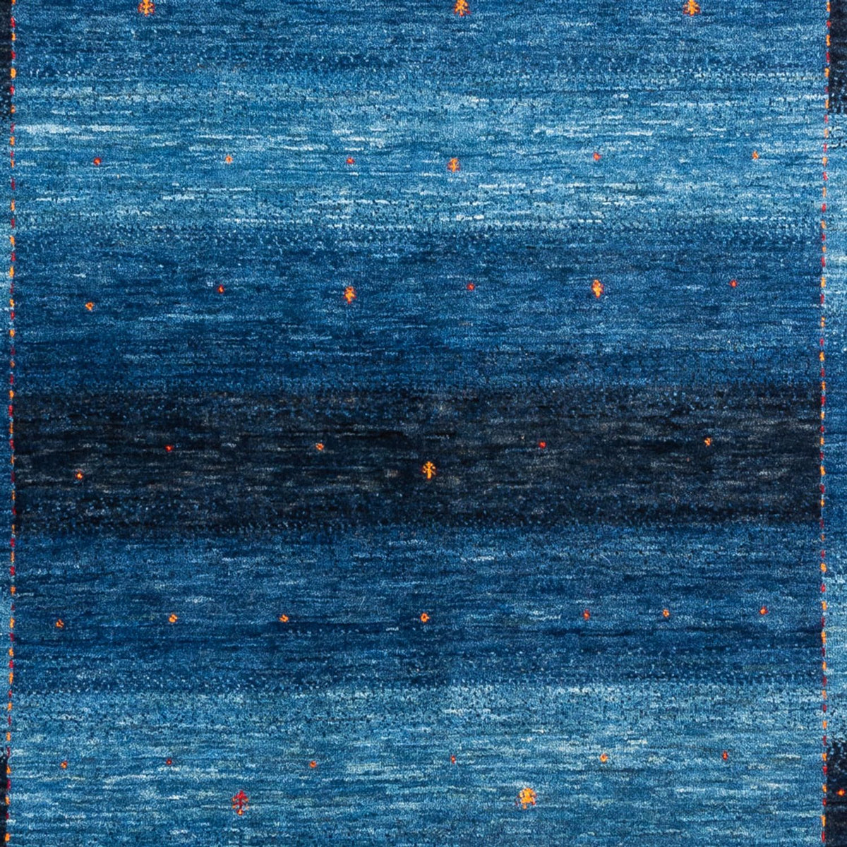 Gabbeh Tapijt - Loribaft Perzisch - 215 x 152 cm - blauw