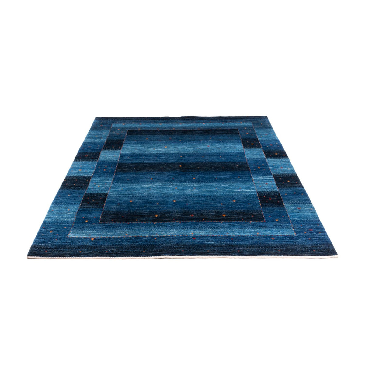 Gabbeh Tapijt - Loribaft Perzisch - 215 x 152 cm - blauw