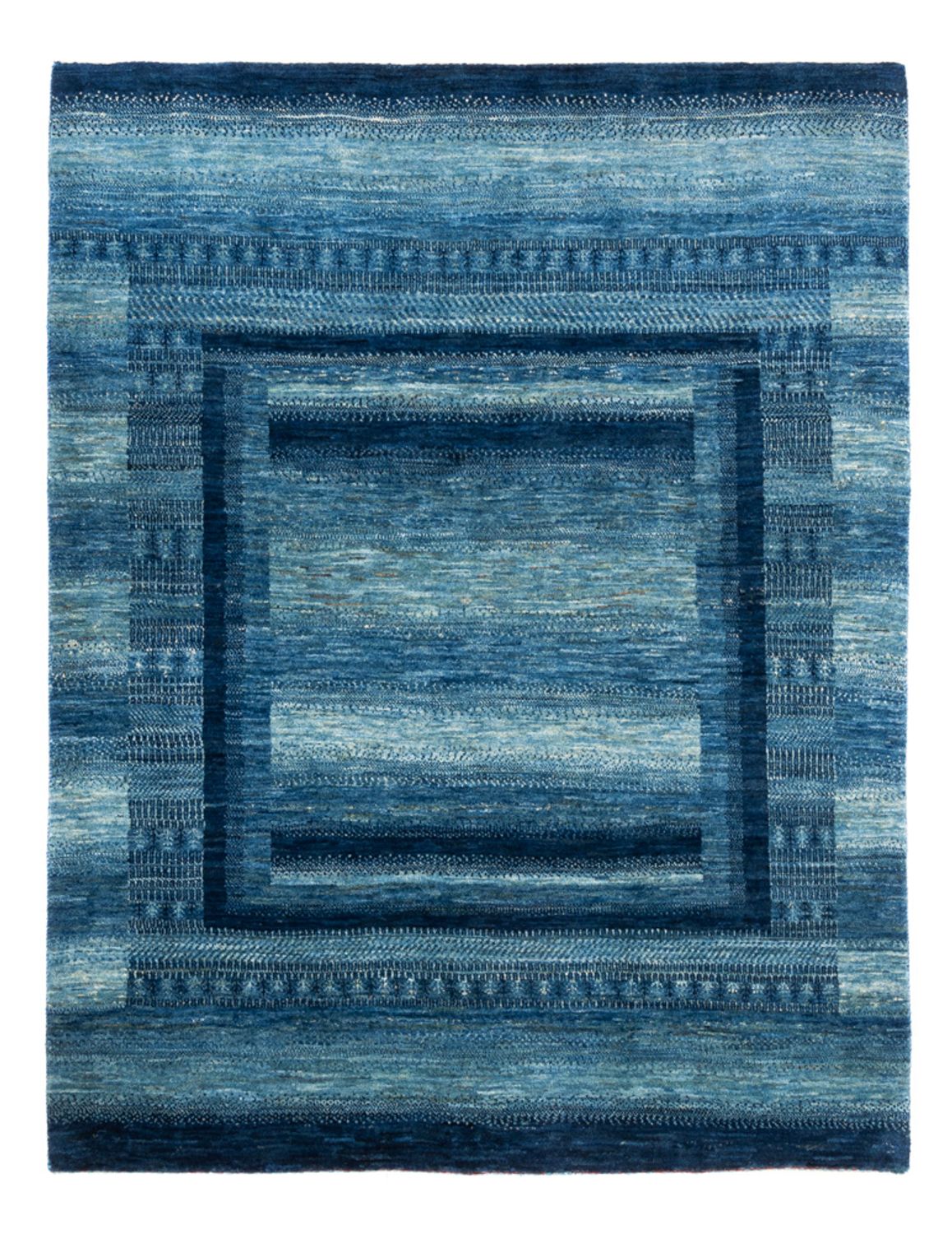 Gabbeh Tapijt - Loribaft Perzisch - Koninklijke - 198 x 158 cm - blauw