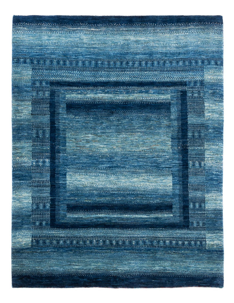 Gabbeh Tapijt - Loribaft Perzisch - Koninklijke - 198 x 158 cm - blauw