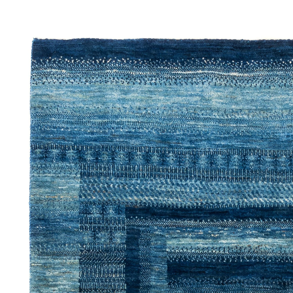 Gabbeh Tapijt - Loribaft Perzisch - Koninklijke - 198 x 158 cm - blauw