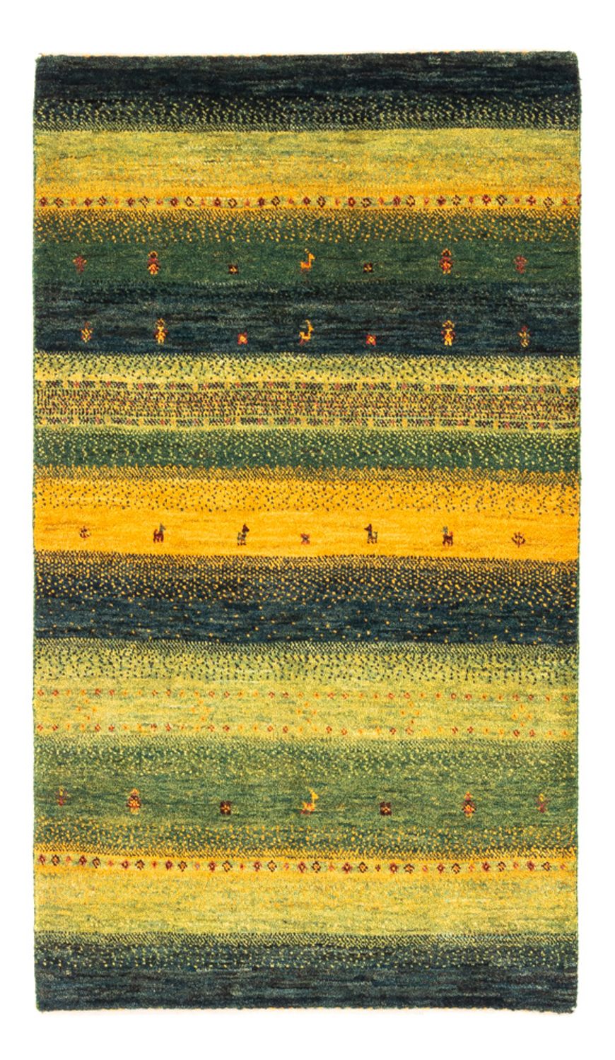 Gabbeh Tapijt - Loribaft Perzisch - Koninklijke - 133 x 82 cm - groen