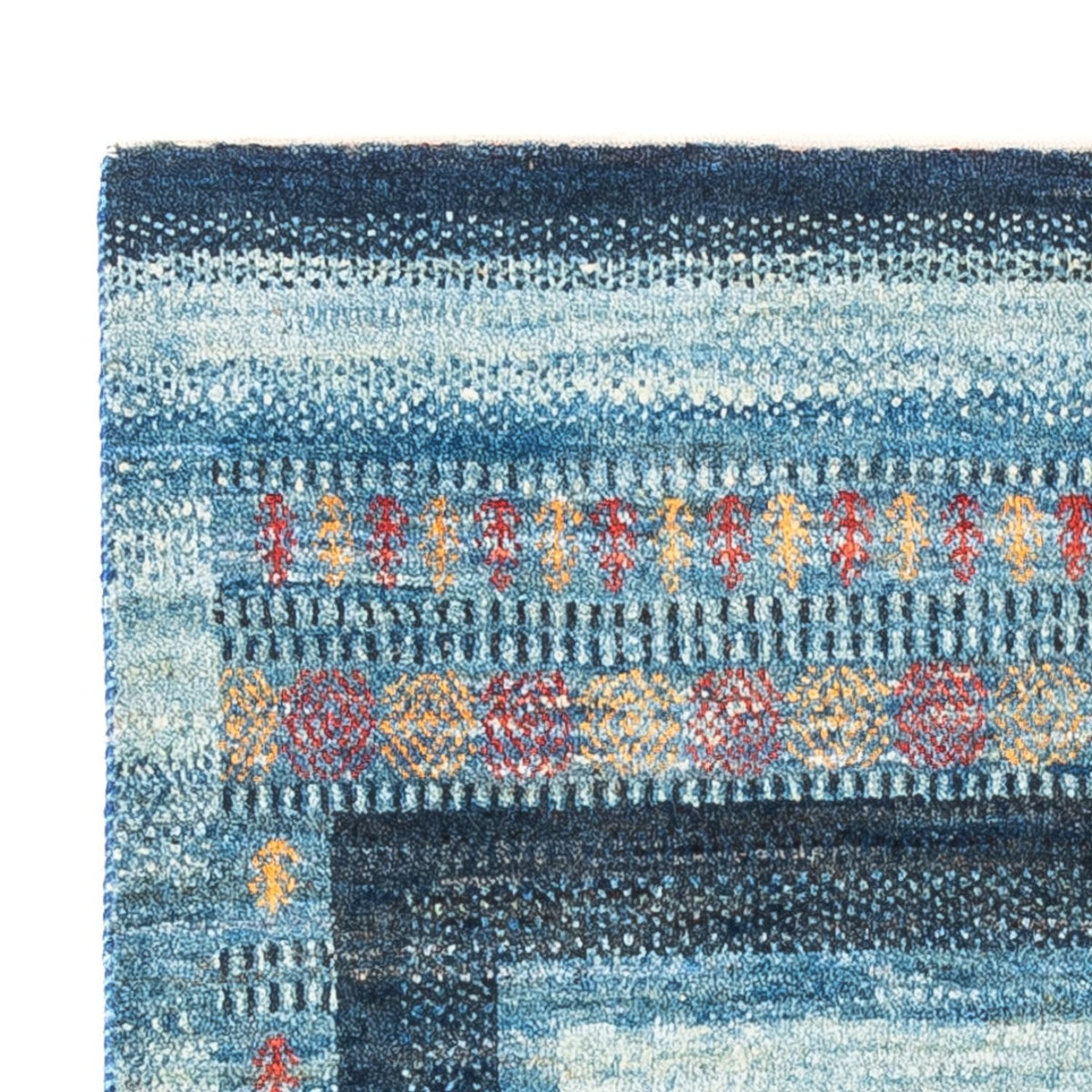 Gabbeh Tapijt - Loribaft Perzisch - Koninklijke - 128 x 78 cm - blauw