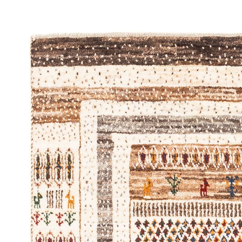 Gabbeh Tapijt - Loribaft Perzisch - Koninklijke - 117 x 76 cm - veelkleurig