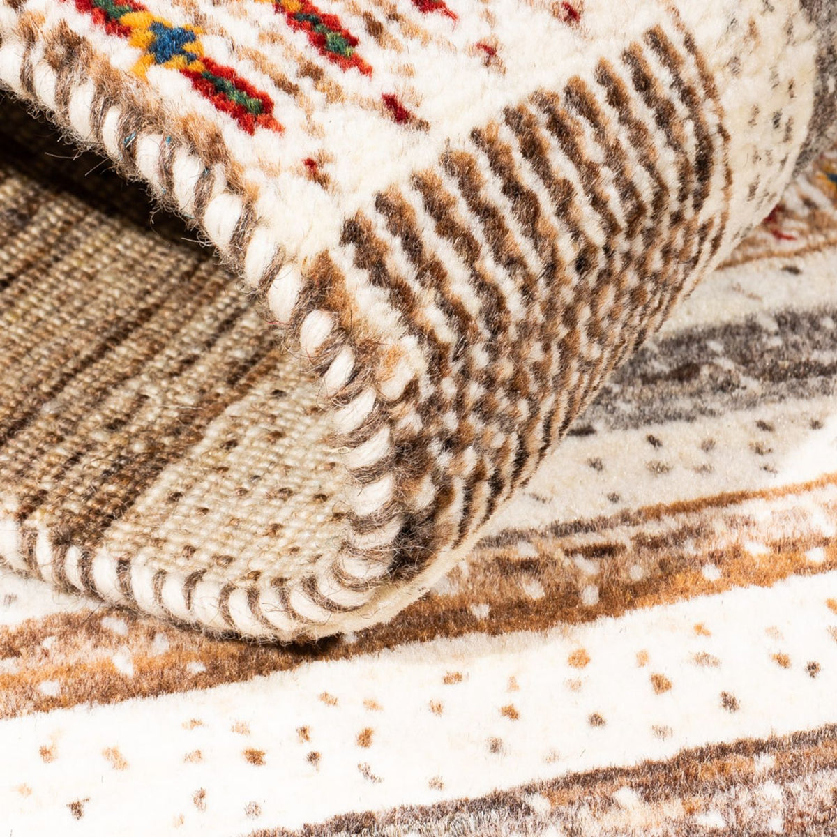 Gabbeh Tapijt - Loribaft Perzisch - Koninklijke - 117 x 76 cm - veelkleurig