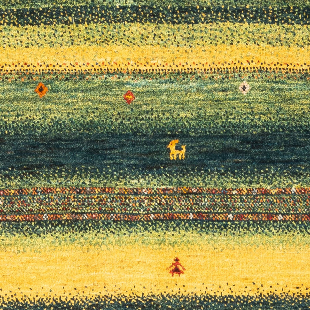 Gabbeh Tapijt - Loribaft Perzisch - Koninklijke - 131 x 86 cm - veelkleurig