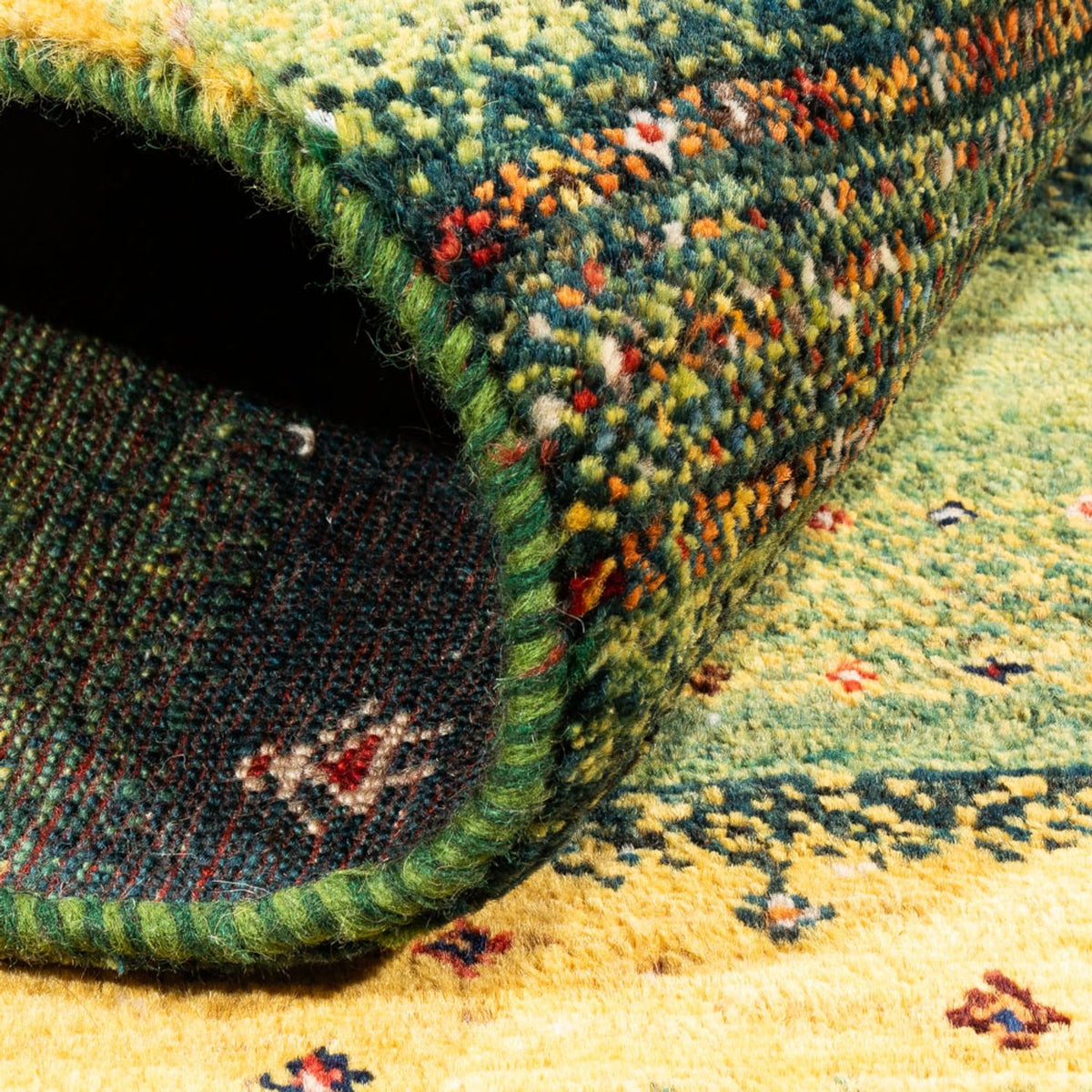 Gabbeh Tapijt - Loribaft Perzisch - Koninklijke - 131 x 86 cm - veelkleurig