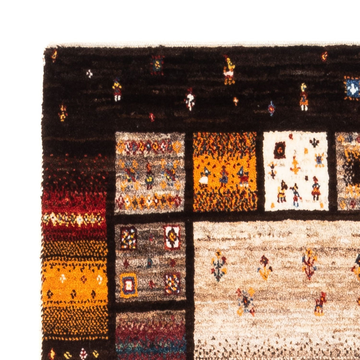 Gabbeh Tapijt - Loribaft Perzisch - Koninklijke - 136 x 87 cm - veelkleurig