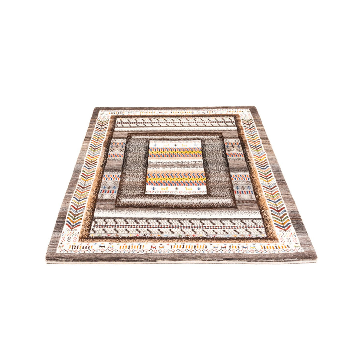 Gabbeh Tapijt - Loribaft Perzisch - Koninklijke - 158 x 100 cm - veelkleurig