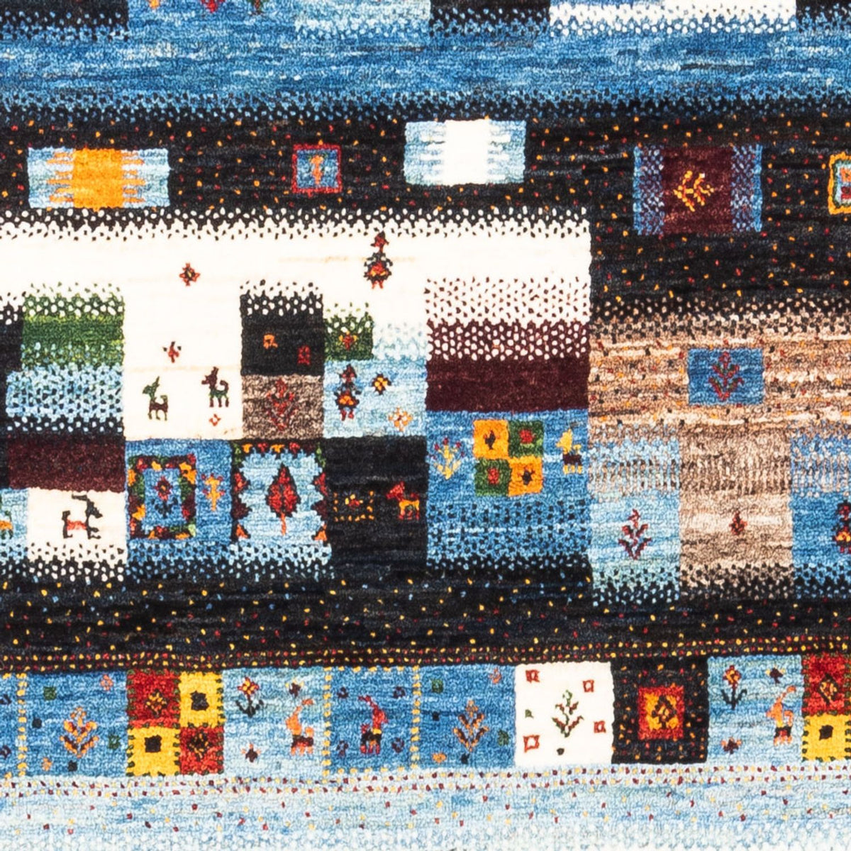 Gabbeh Tapijt - Loribaft Perzisch - Koninklijke - 162 x 106 cm - veelkleurig