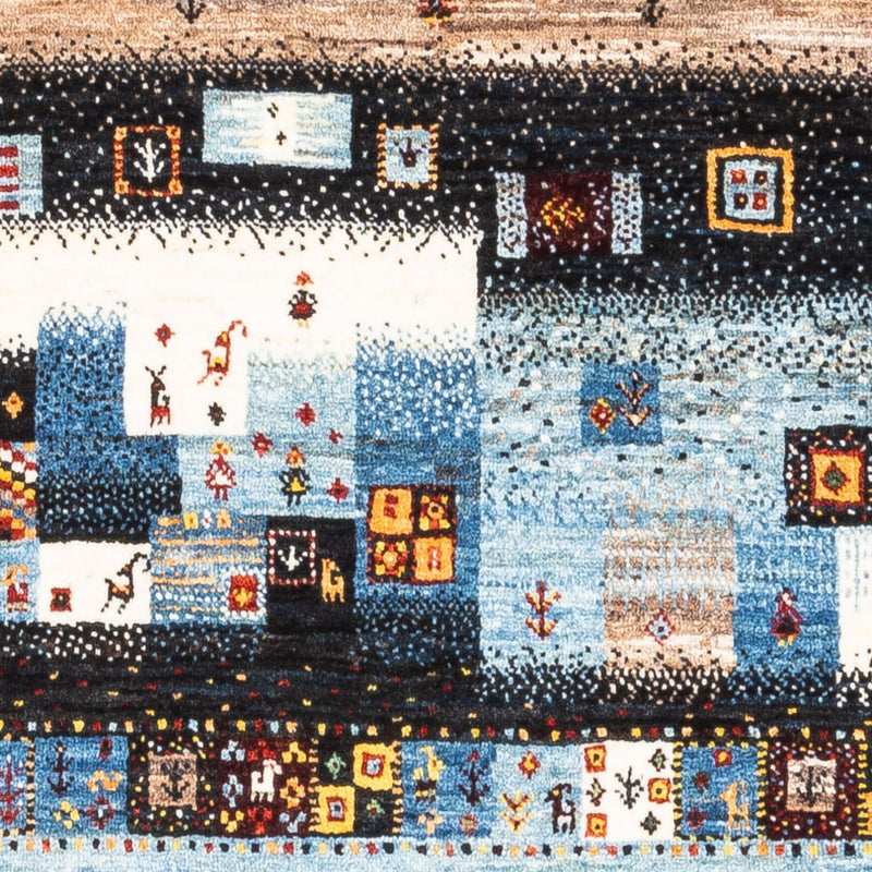 Gabbeh Tapijt - Loribaft Perzisch - Koninklijke - 141 x 87 cm - veelkleurig