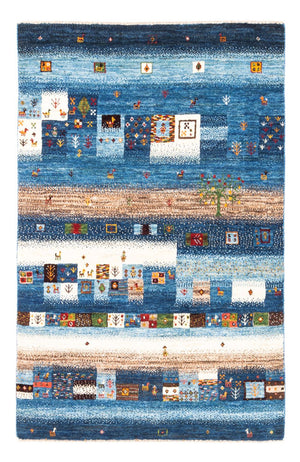 Gabbeh Tapijt - Loribaft Perzisch - Koninklijke - 154 x 103 cm - veelkleurig