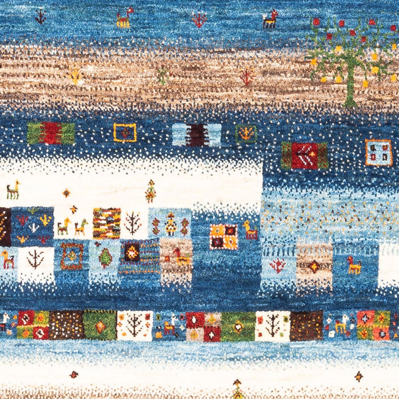 Gabbeh Tapijt - Loribaft Perzisch - Koninklijke - 154 x 103 cm - veelkleurig