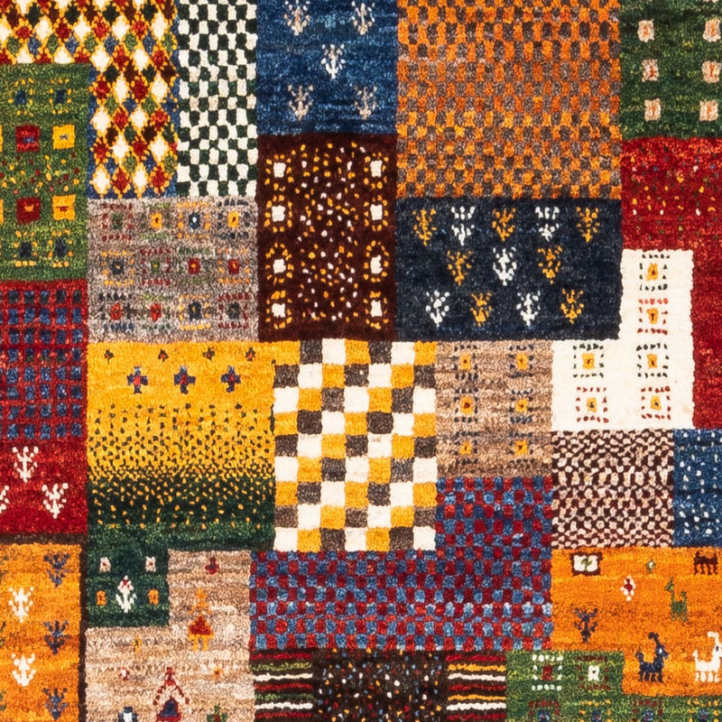 Gabbeh Tapijt - Loribaft Perzisch - Koninklijke - 138 x 84 cm - veelkleurig