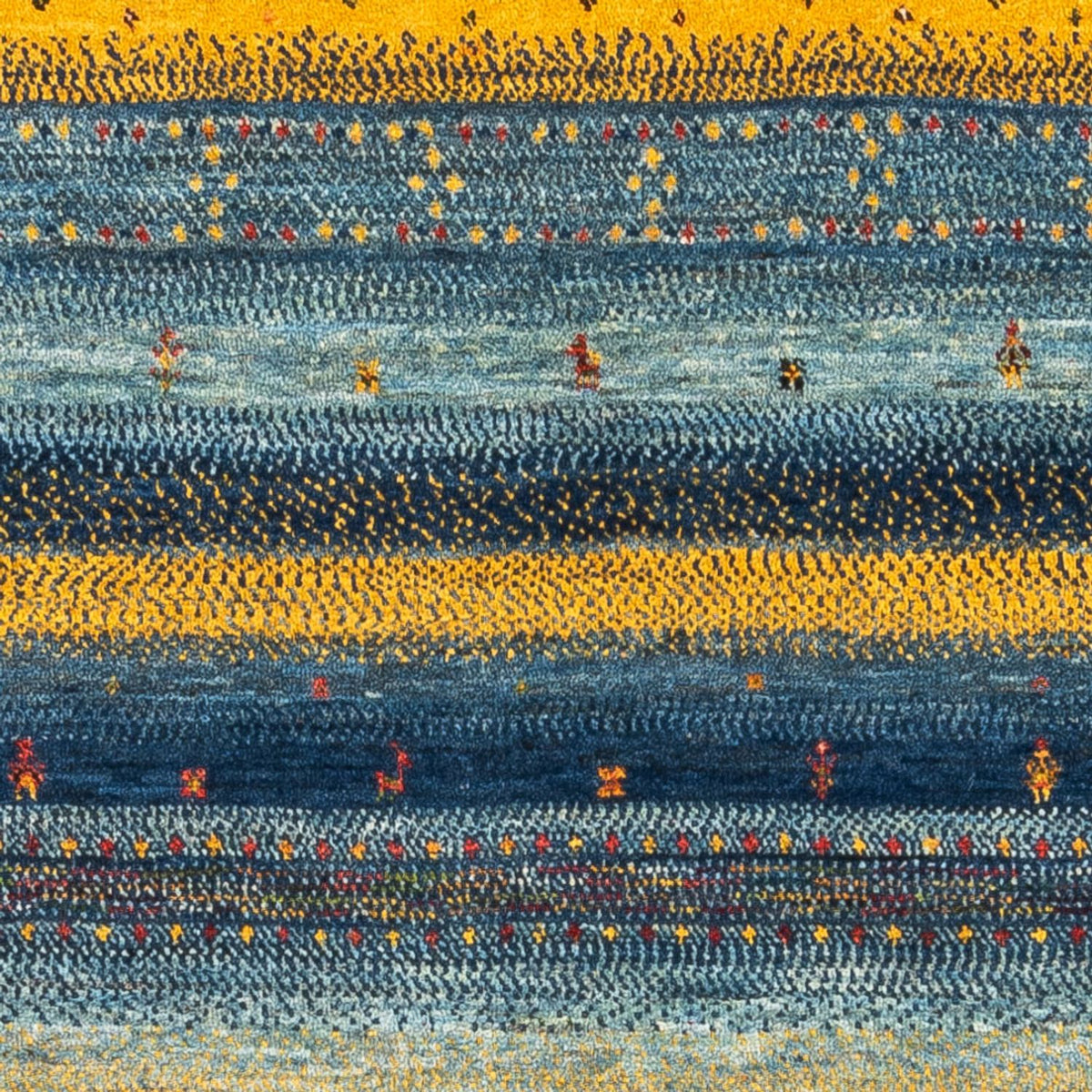 Gabbeh Tapijt - Loribaft Perzisch - Koninklijke - 130 x 88 cm - veelkleurig