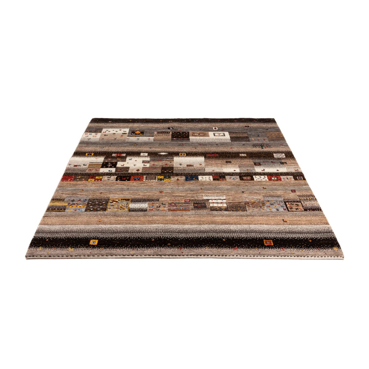 Gabbeh Tapijt - Loribaft Perzisch - Koninklijke - 202 x 153 cm - veelkleurig