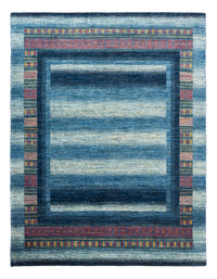 Gabbeh Tapijt - Loribaft Perzisch - Koninklijke - 198 x 152 cm - blauw