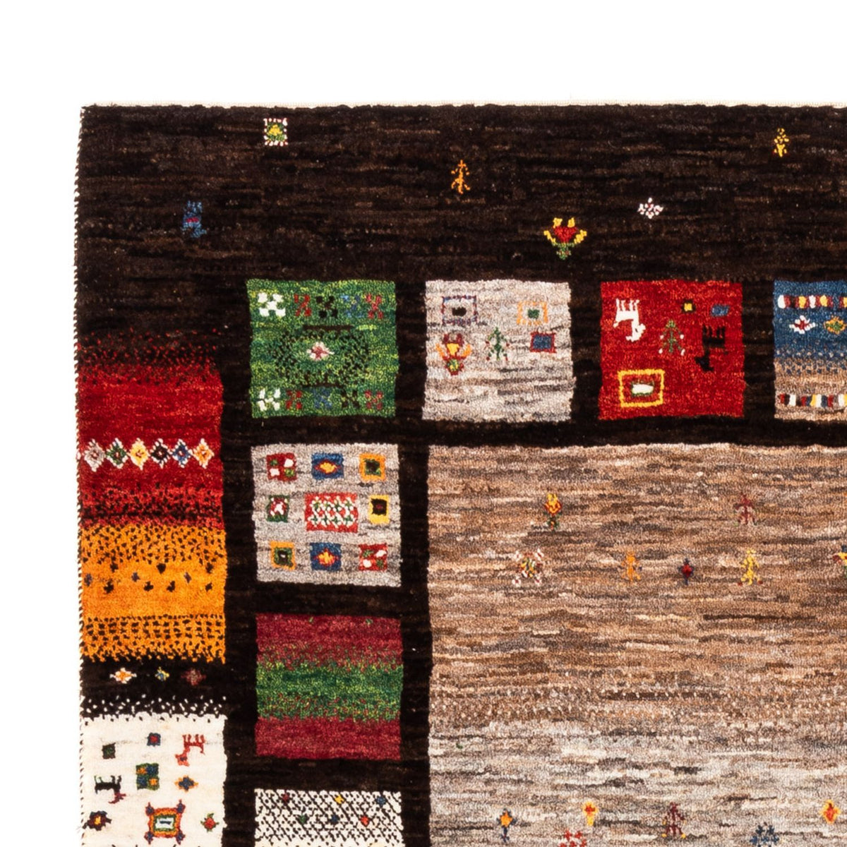 Loribaft Tapijt 156x214cm - Perserteppich Wollteppich