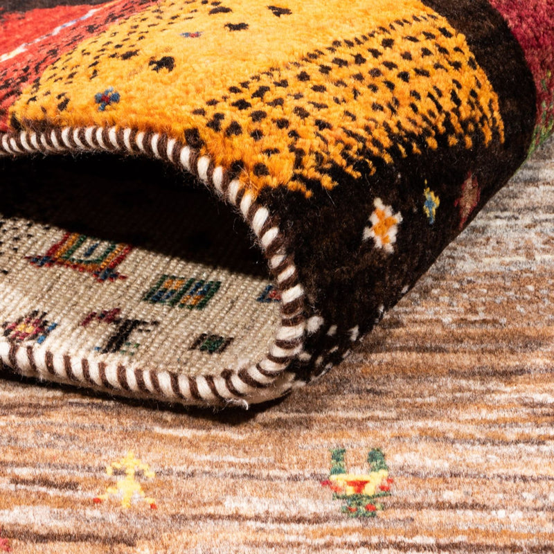 Gabbeh Tapijt - Loribaft Perzisch - Koninklijke - 214 x 156 cm - veelkleurig