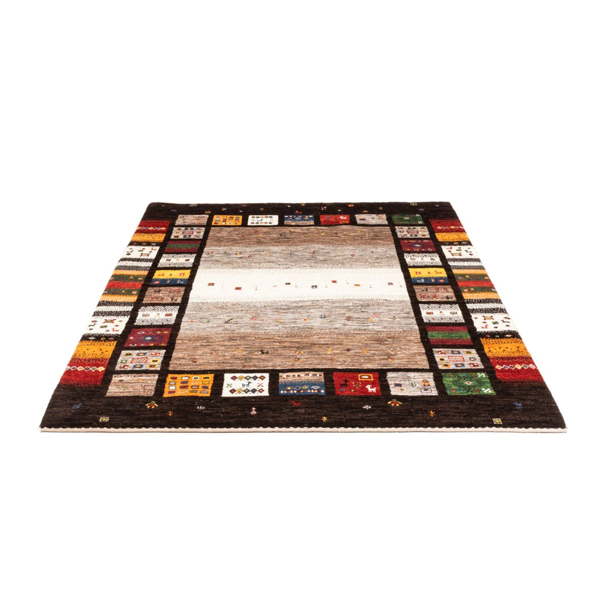 Gabbeh Tapijt - Loribaft Perzisch - Koninklijke - 214 x 156 cm - veelkleurig