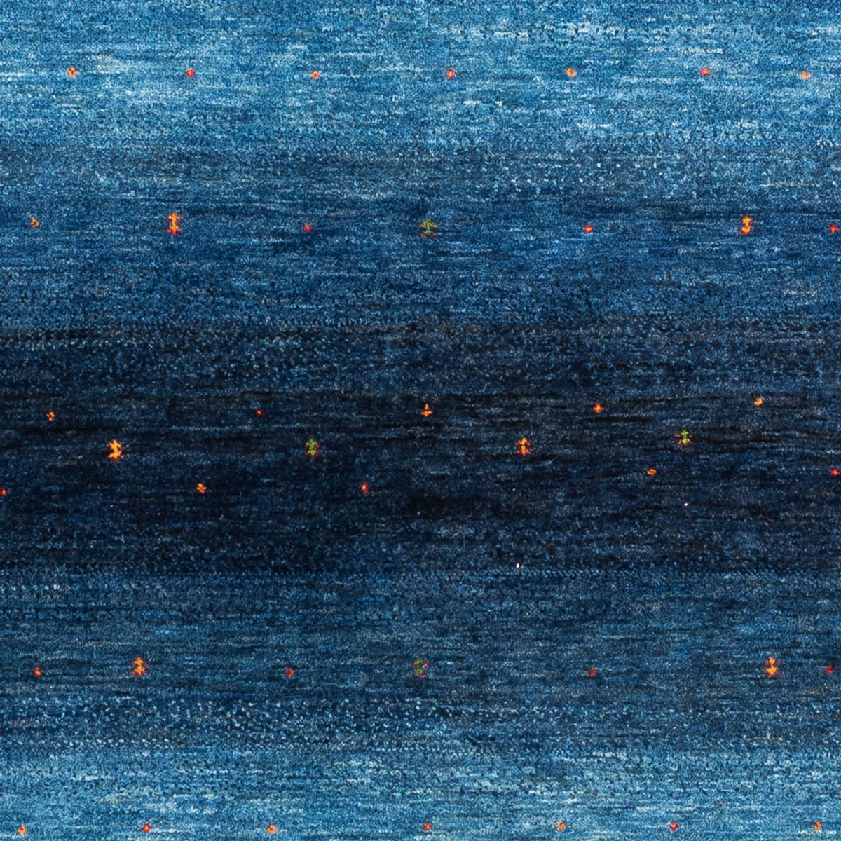Gabbeh Tapijt - Loribaft Perzisch - 204 x 153 cm - blauw