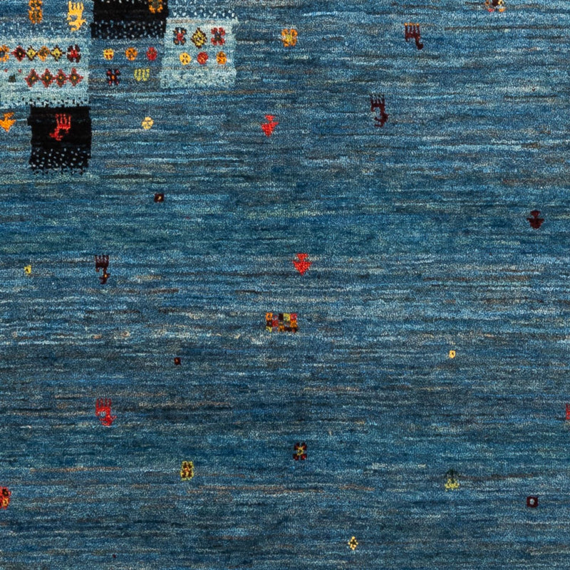 Gabbeh Tapijt - Loribaft Perzisch - Koninklijke - 199 x 154 cm - blauw