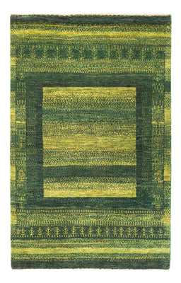 Gabbeh Tapijt - Loribaft Perzisch - Koninklijke - 150 x 97 cm - groen