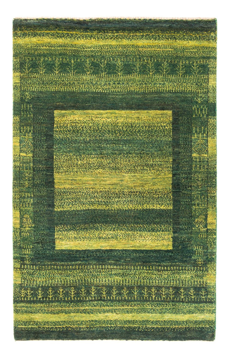 Gabbeh Tapijt - Loribaft Perzisch - Koninklijke - 150 x 97 cm - groen