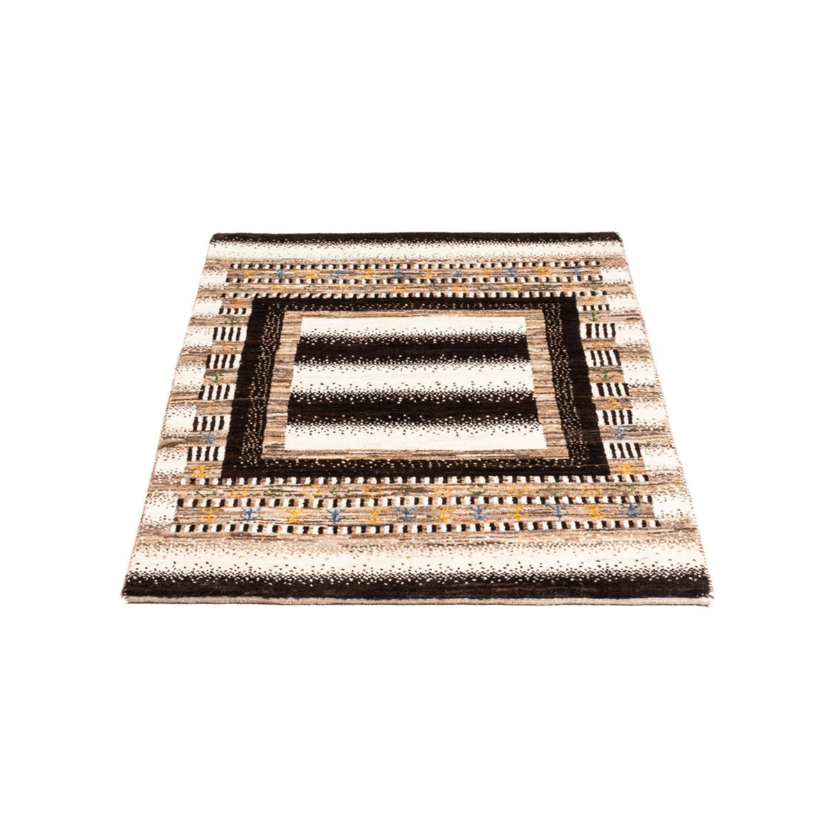 Gabbeh Tapijt - Loribaft Perzisch - Koninklijke - 111 x 72 cm - veelkleurig