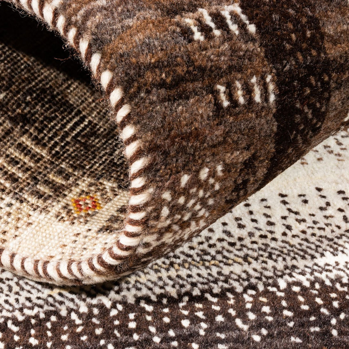 Gabbeh Tapijt - Loribaft Perzisch - Koninklijke - 121 x 70 cm - veelkleurig