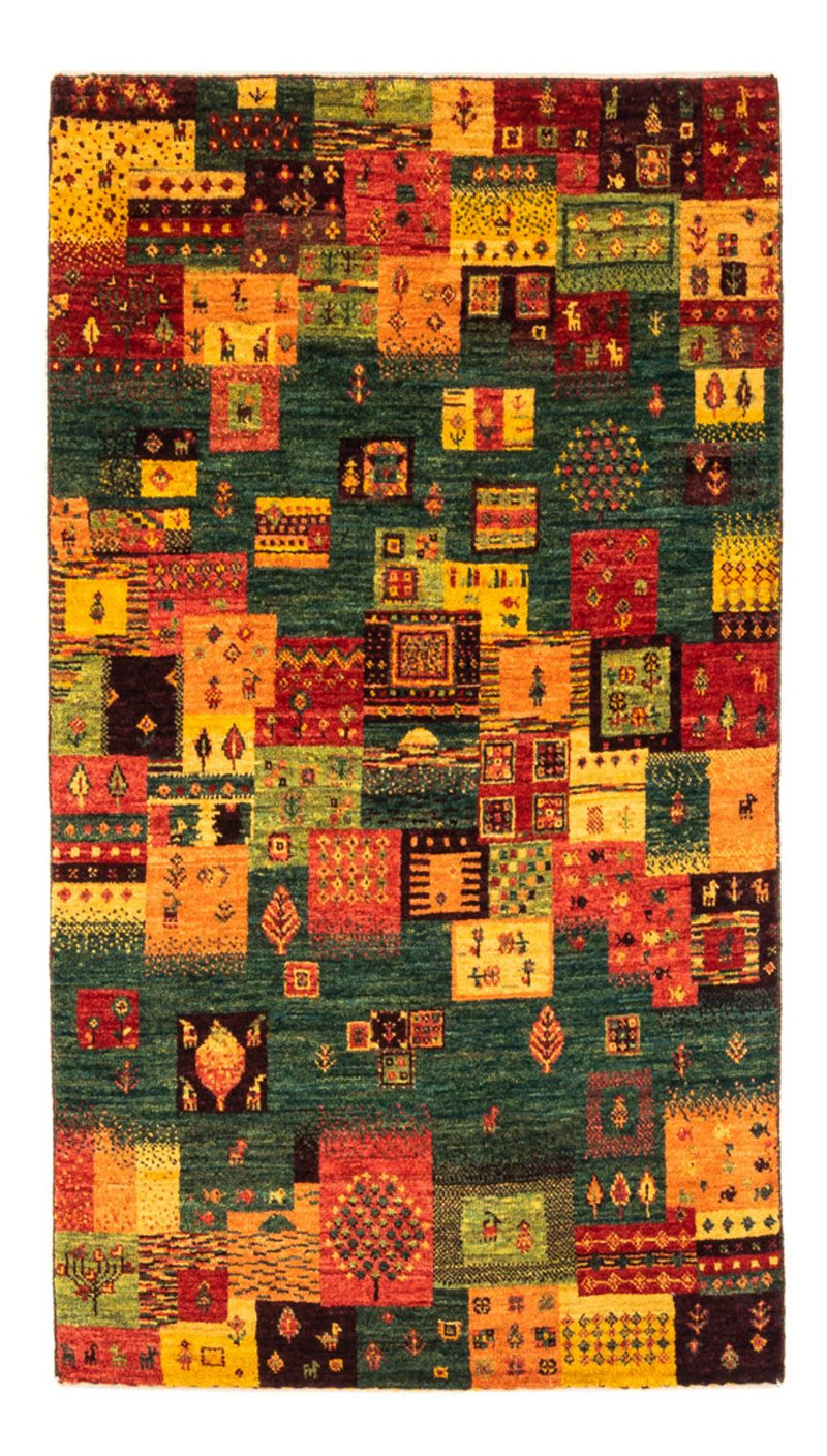 Gabbeh Tapijt - Loribaft Perzisch - Koninklijke - 137 x 84 cm - veelkleurig