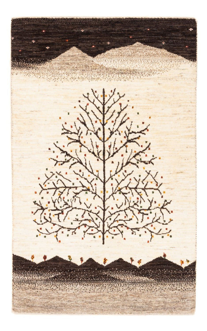 Gabbeh Tapijt - Loribaft Perzisch - Koninklijke - 132 x 84 cm - crème