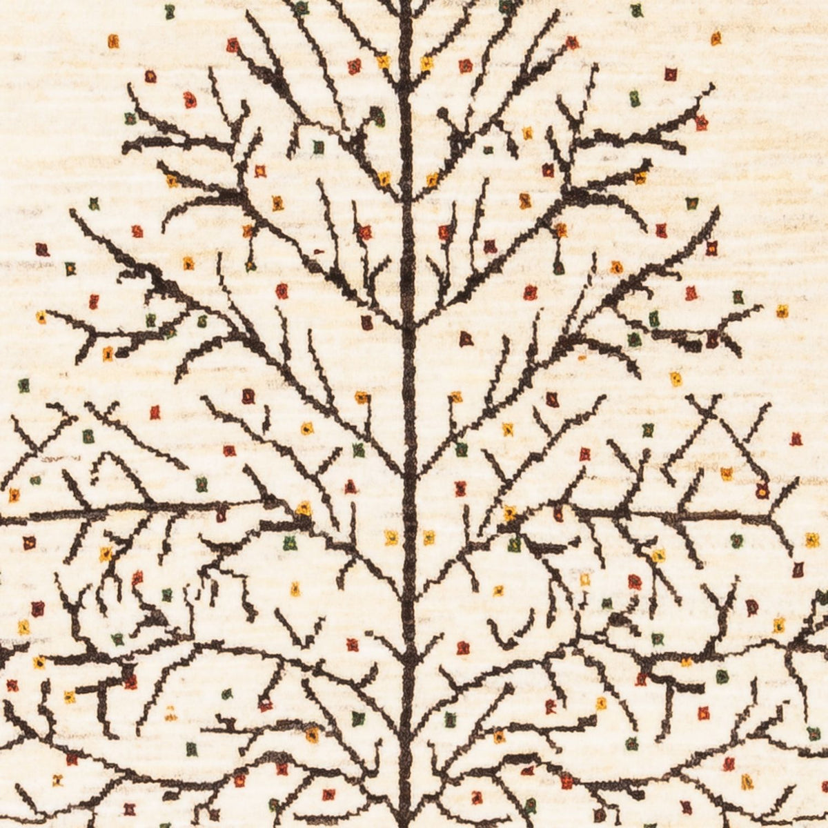 Gabbeh Tapijt - Loribaft Perzisch - Koninklijke - 132 x 84 cm - crème