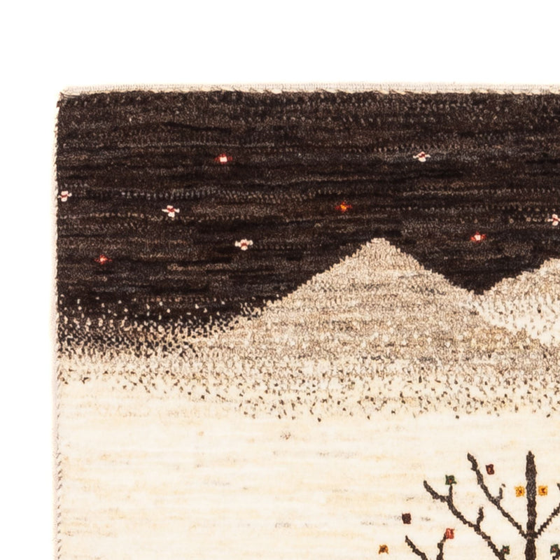 Gabbeh Tapijt - Loribaft Perzisch - Koninklijke - 132 x 84 cm - crème