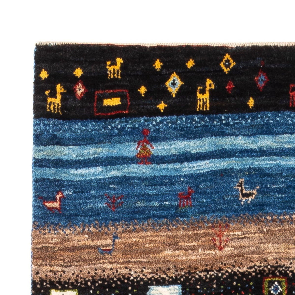 Loribaft Tapijt 85x132cm - Perserteppich Wollteppich