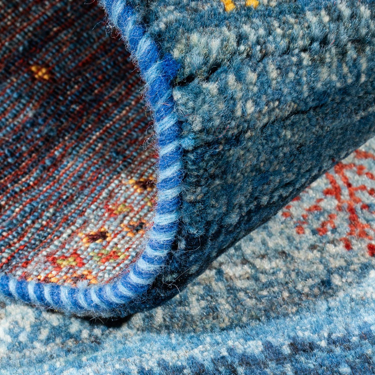 Gabbeh Tapijt - Loribaft Perzisch - Koninklijke - 129 x 84 cm - veelkleurig