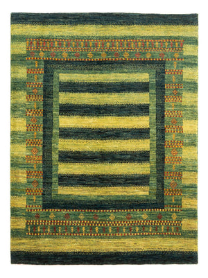 Gabbeh Tapijt - Loribaft Perzisch - Koninklijke - 206 x 152 cm - groen