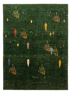 Gabbeh Tapijt - Loribaft Perzisch - 191 x 143 cm - groen
