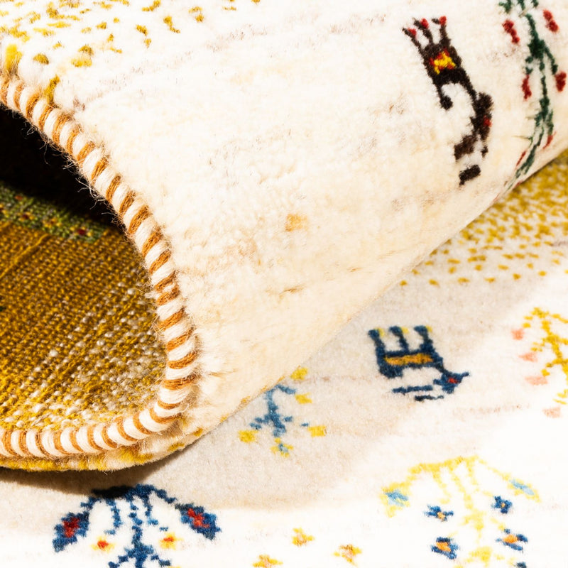 Gabbeh Tapijt - Loribaft Perzisch - 156 x 96 cm - veelkleurig