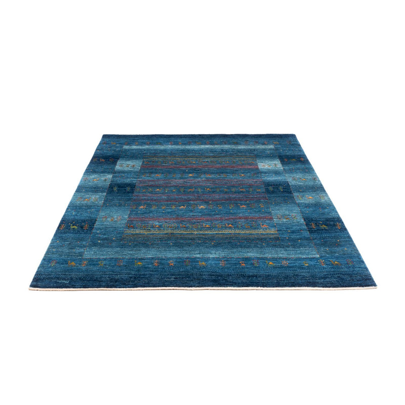 Gabbeh Tapijt - Loribaft Perzisch - 200 x 147 cm - blauw