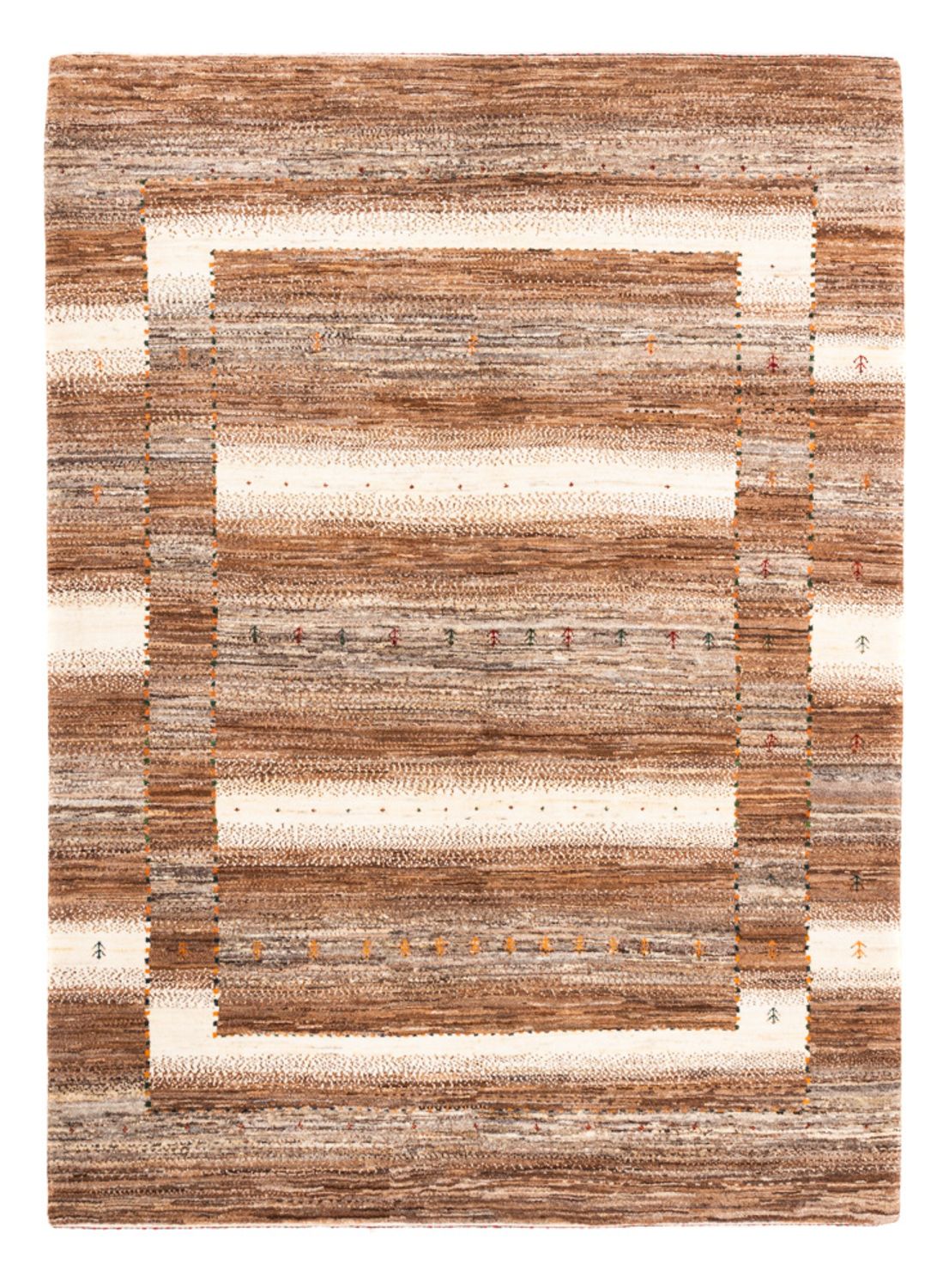 Gabbeh Tapijt - Loribaft Perzisch - 213 x 159 cm - natuur
