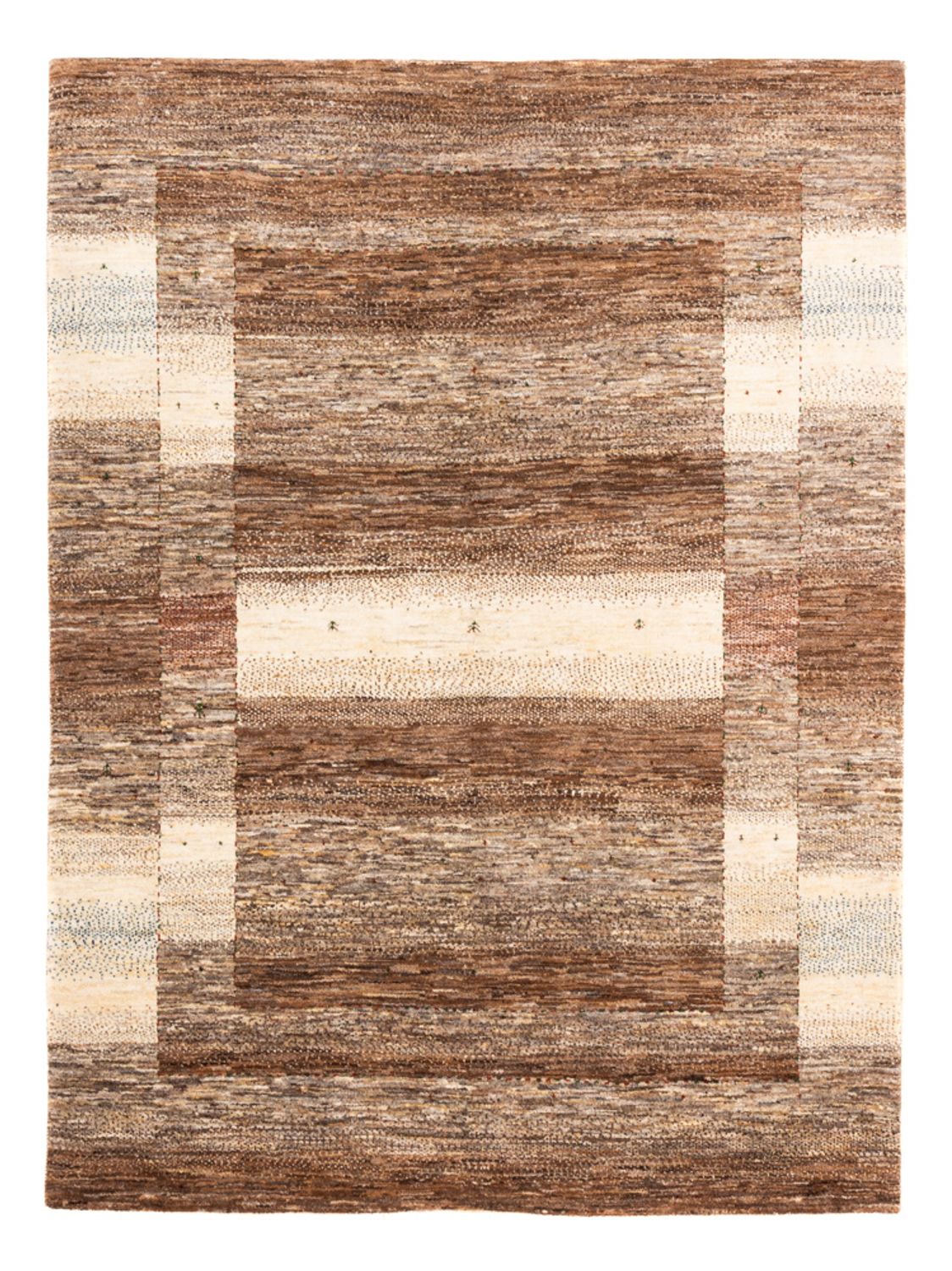 Gabbeh Tapijt - Loribaft Perzisch - 201 x 157 cm - grijs