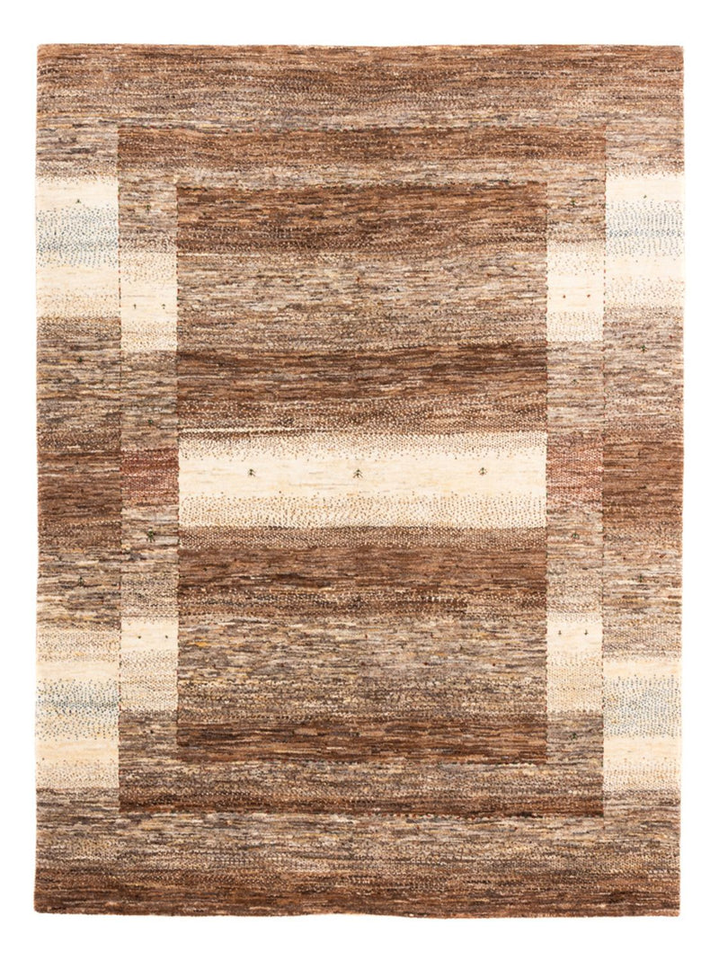 Gabbeh Tapijt - Loribaft Perzisch - 201 x 157 cm - grijs